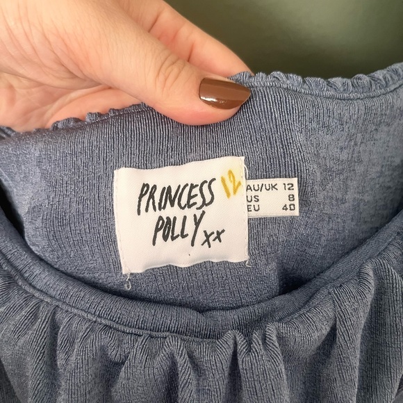 Princess Polly size 8 bodycon peasant dress - Picture 2 of 4